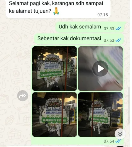 Pengiriman Papan Bunga Selamat Tanjung Priok