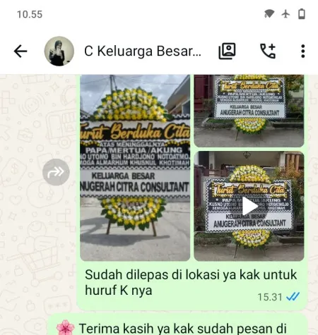 Pengiriman Papan Bunga Duka Tanjung Priok