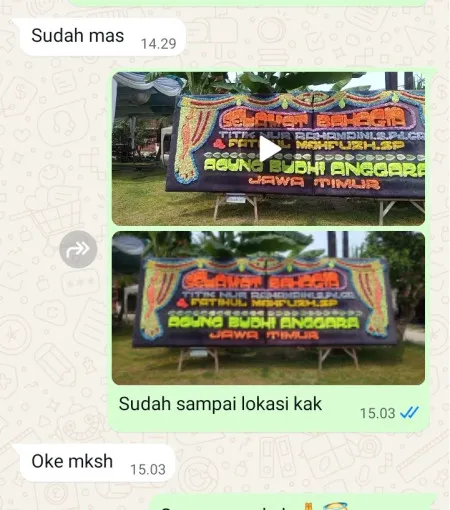 Pengiriman Papan Bunga Tanjung Priok