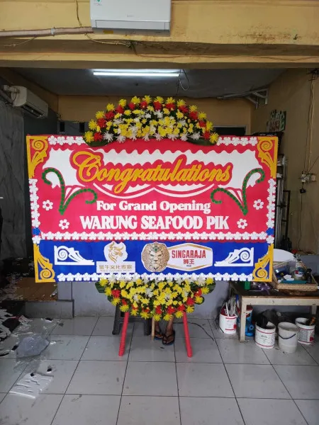 Papan Bunga Ucapan Selamat Tanjung Priok