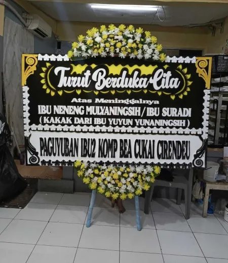 Papan Bunga Duka Tanjung Priok