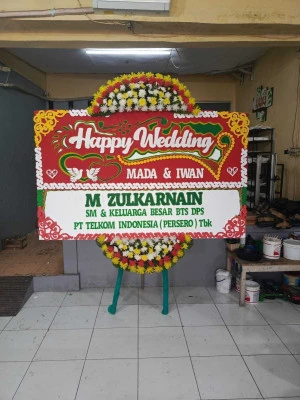 Papan Bunga di Tanjung Priok