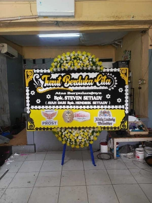 Papan Bunga di Tanjung Priok