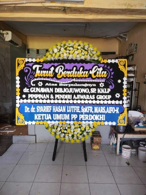 Papan Bunga di Tanjung Priok